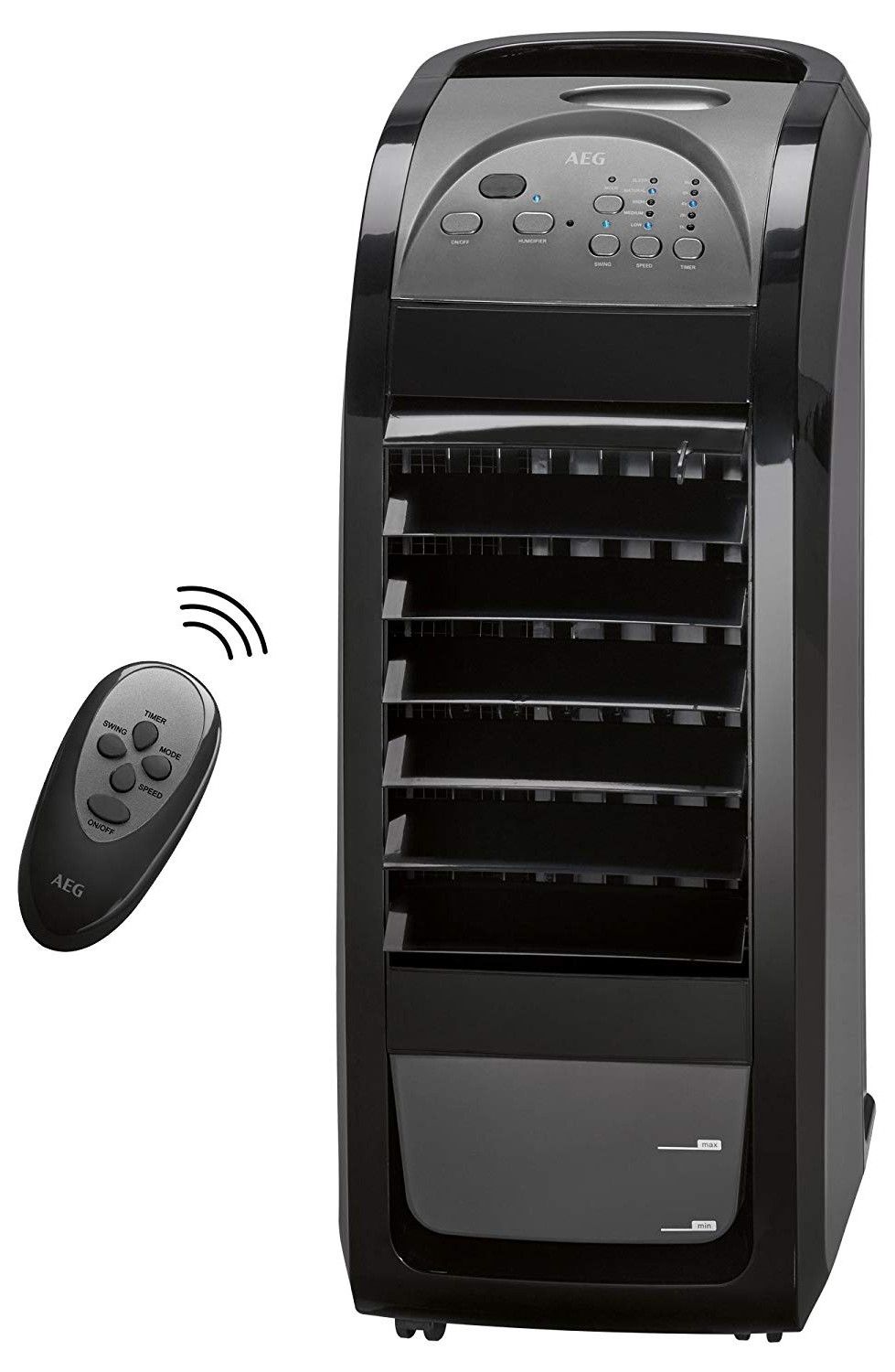 AEG LK 5689 Rafraîchisseur d¿air avec 4 roulettes minuteur télécommande