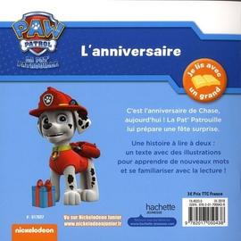 Paw Patrol La Pat Patrouille L Anniversaire De Nickelodeon Rakuten