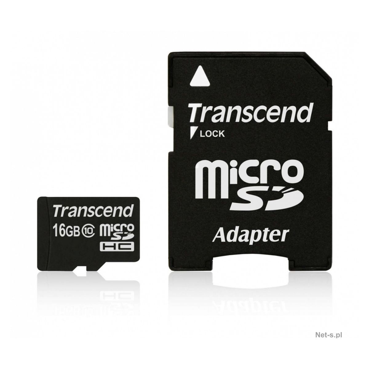 Transcend Carte mémoire flash adaptateur microSDHC SD inclus e Class 10 micro SDHC