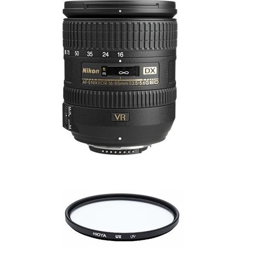 Nikon Af-S 16-85Mm F3.5-5.6G Ed Vr Dx + Hoya Ux Uv 67Mm Filter