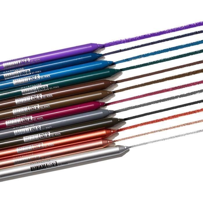 Gemey Maybelline Eye-Liner Crayon Gel New York Tattoo - 910 Marron Bold