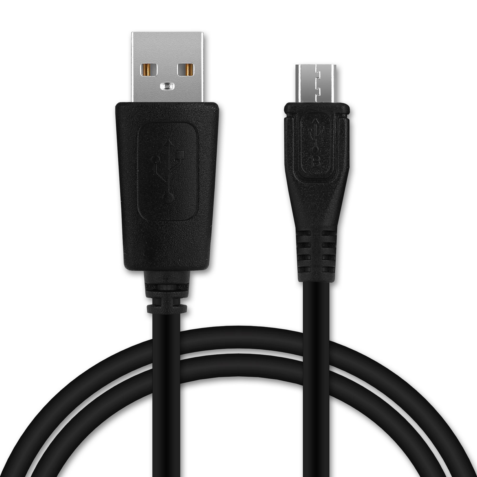 Câble Data pour JBL Flip 1, 2, 3, 4 / Charge 1, 2, 3 / Pulse 1, 2, 3 / Go 1, 2 / Clip 1, 2 / Link 10, 20 / Soundgear BTA - 1m Câble USB, noir