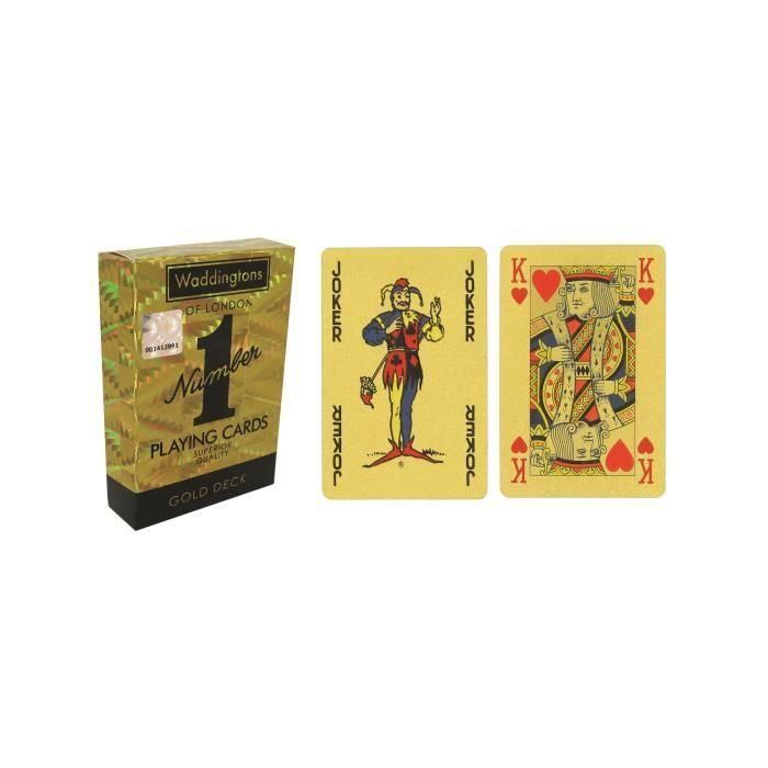 Waddingtons No1 - Or - Jeu De 54 Cartes