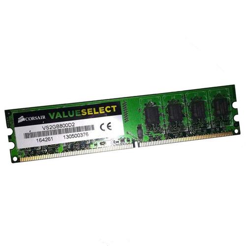 Barrette Mémoire Corsair 2Go Ram Corsair Vs2Gb800D2 Ddr2 Pc2-6400U 800Mhz 240-Pin 1.8V Cl5 Pc Bureau