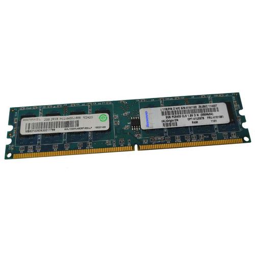 2Go Ram Ramaxel Rml1320Mj48D8F-800-Lf Ddr2 Pc2-6400U 800Mhz 2Rx8 240Pin 1.8V Cl6