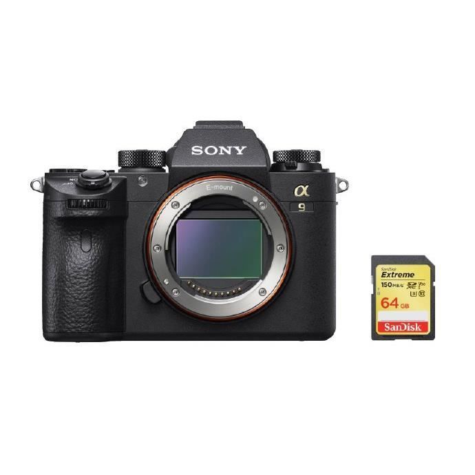 Sony Alpha 9 (A9) Boîtier nu + 64GB SD card