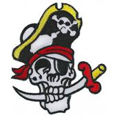 Ecusson patche pirate drapeau pirates thermocollant patch transfert