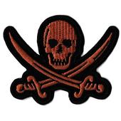 Ecusson patche pirate drapeau pirates thermocollant patch transfert