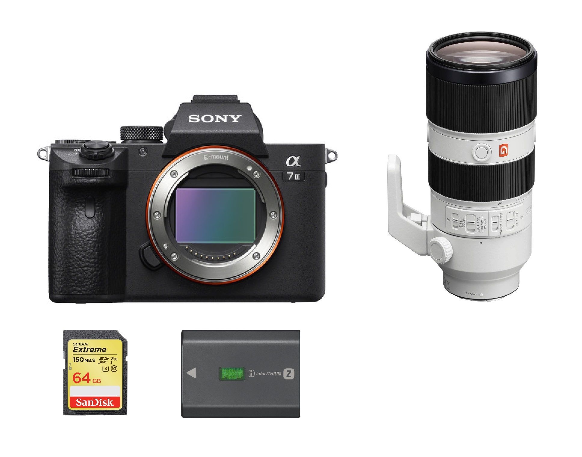 Sony A7 III + SEL 70 200mm F2.8 GM OSS - vue 2