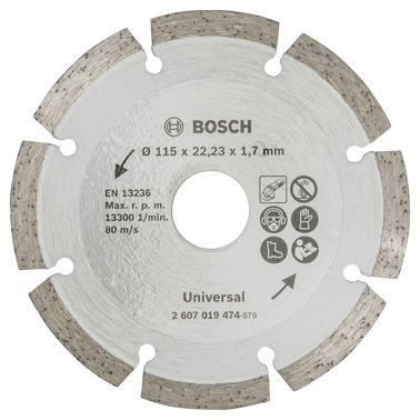 Bosch Disque à tronçonner diamanté pour matériaux de construction Ø 115mm 2607019474