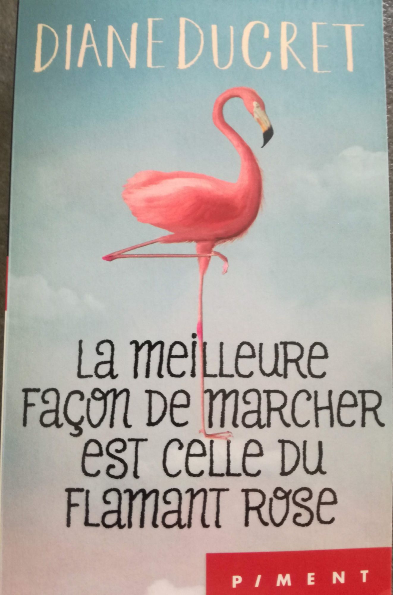 La meilleure façon de marcher est celle du flamant rose