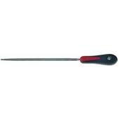 Lot de 3 Limes à métaux Râpe Plate Ronde Demi-ronde Manche PVC Lame Acier