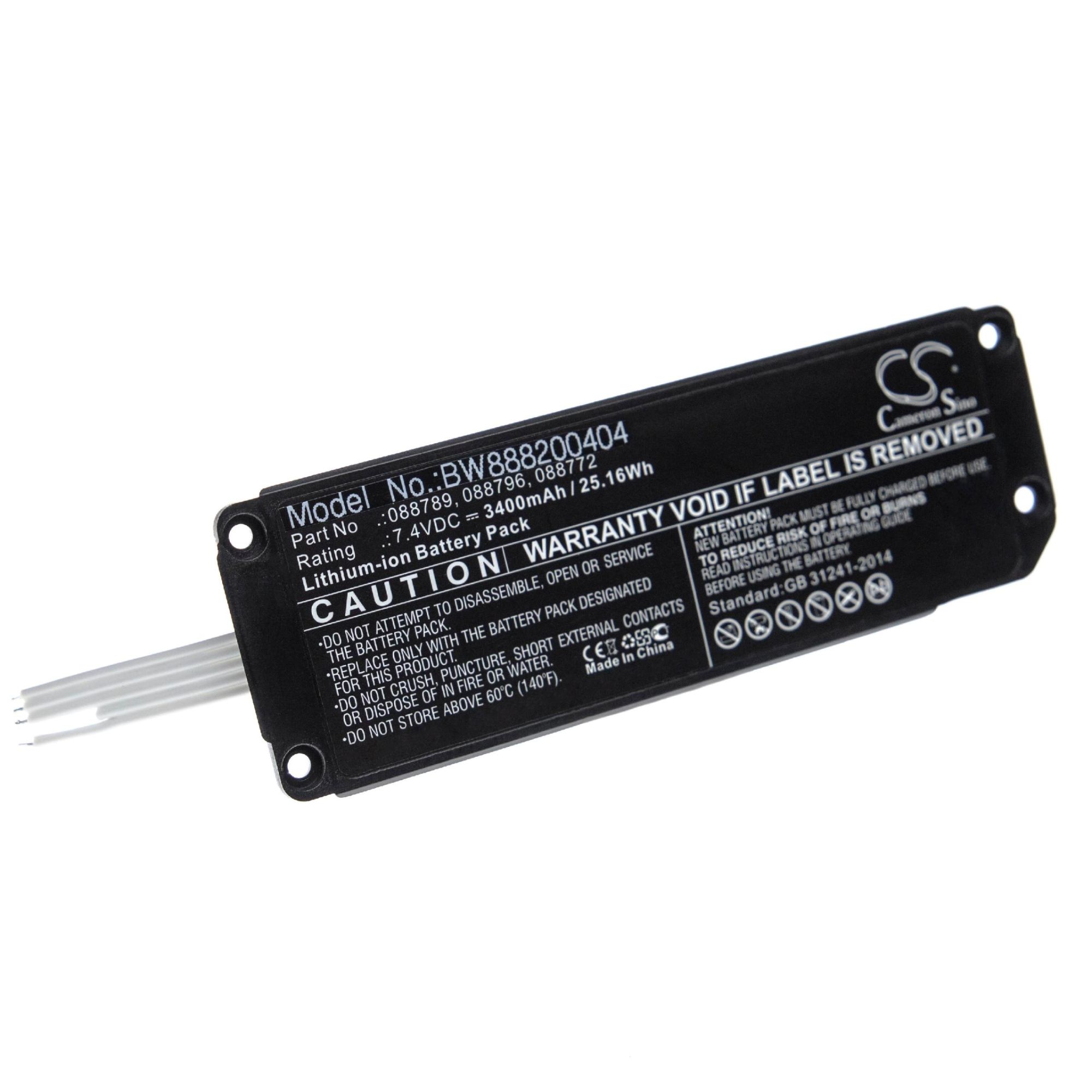 vhbw batterie compatible avec Bose Soundlink Mini 2 haut parleurs enceintes 3400mAh 7.4V Li Ion