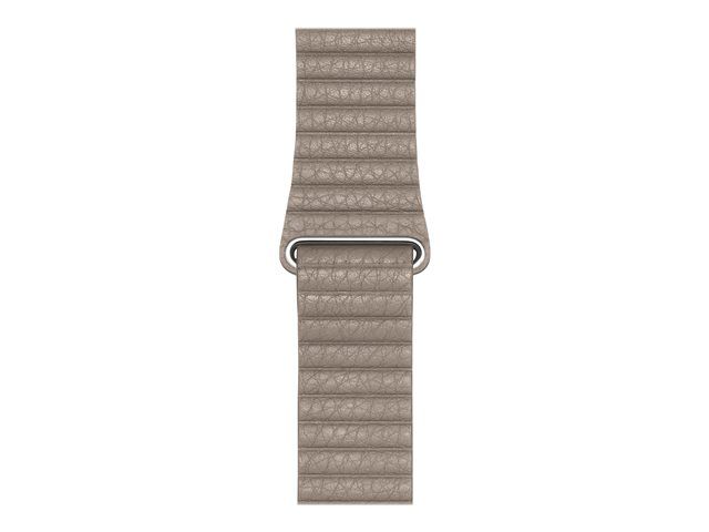 Apple Bracelet En Cuir Sable 44 Mm Large