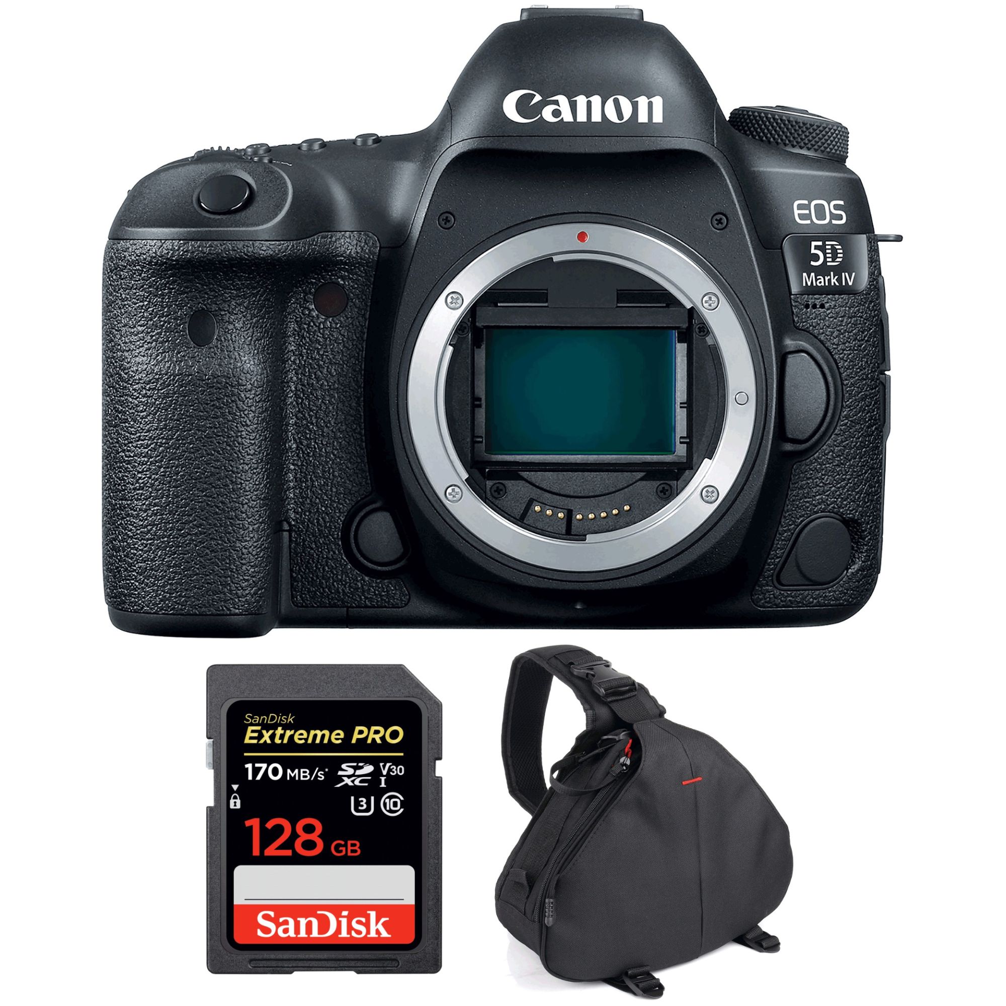 Canon EOS 5D Mark IV Nu + SanDisk 128GB Extreme PRO UHS-I SDXC 170 MB/s + Sac  Garantie 2 ans