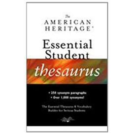 The American Heritage Essential Studentthesaurus (American Heritage Dictionary) - Unknown