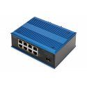 Digitus Commutateur Poe Réseau Gigabit Ethernet 8 Ports Industriel