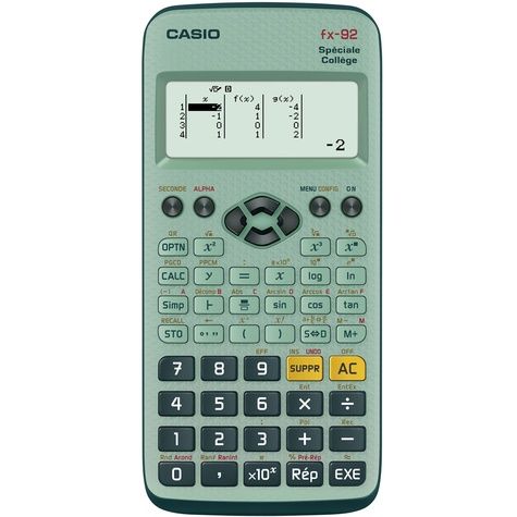 Calculatrice scientifique Casio FX-92 Spéciale Collège