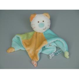 Doudou Chat Bebereve Bebe Reve Casino Chaton Plat Multicolore Ours Ourson Rakuten