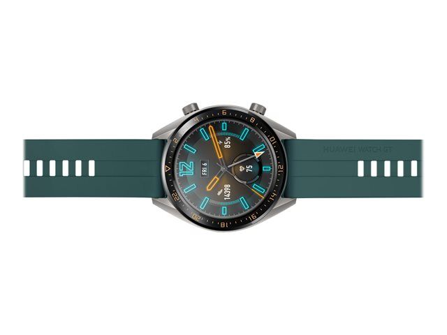 Huawei Watch Gt Active 46 Mm Acier Inoxydable Montre Intelligente Avec Bracelet Fluoroélastomère De Couleur Taille Du Poignet : 140 210 Mm Affichage 1.39 128... - vue 3
