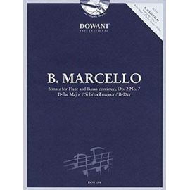 Benedetto Marcello: Sonata for Flute and Basso Continuo, Op. 2 No. 7, B-Flat Major/Si Bemol Majeur/B-Dur [With CD (Audio)] - Mechthild Winter