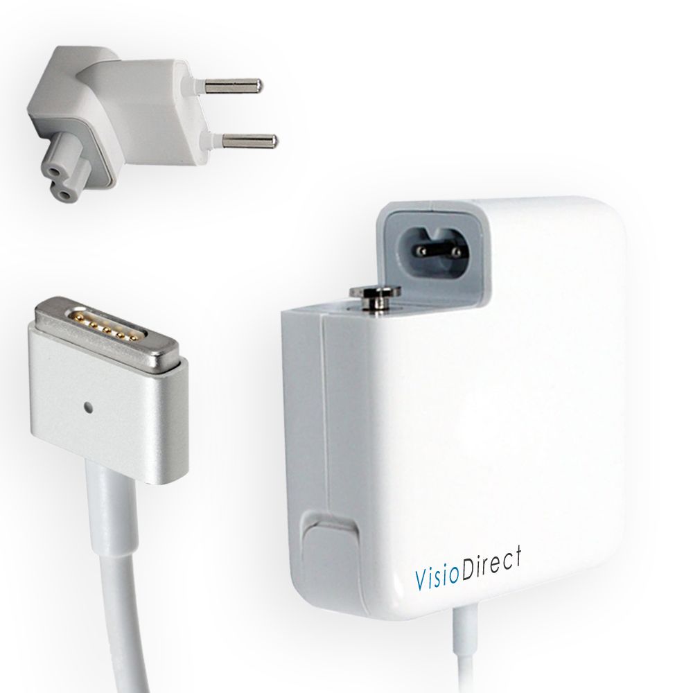 Alimentation compatible avec APPLE MacBook Pro A1398 magsafe 2 85W 20V 4.25A Adaptateur chargeur -VISIODIRECT-