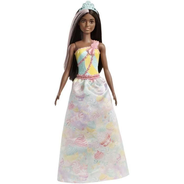 Barbie Princesse Dreamtopia Brune Poupee Mannequin Mattel