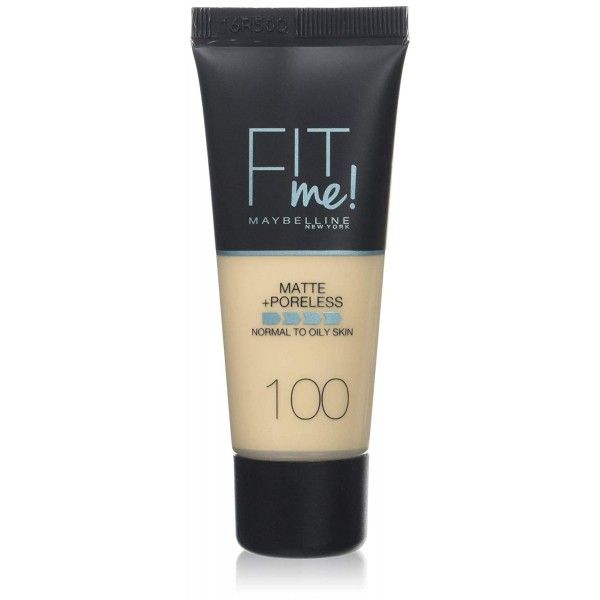 Fit ME! Foundation matte+poreless #100 warm ivory - vue 3