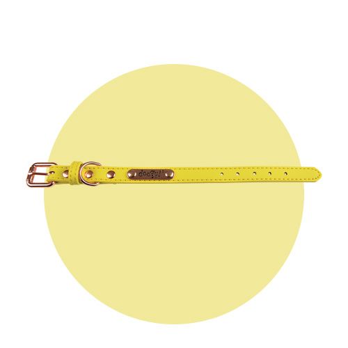 Meilleurs prix pour Collier Simili Summer Jaune - T35 : 26 À 32 Cm X 15 Mm