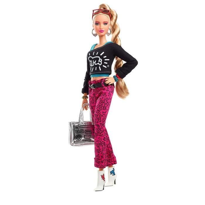 Barbie Barbie X Keith Haring Poupee Mannequin Barbie De Collection Mattel