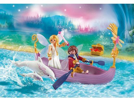 Playmobil Fairies 70000 Bateau Romantique Avec Couple De Fées