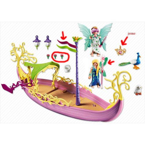 bateau playmobil fairies