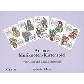Atlantis Musiknoten-Kartenspiel / GIFT - Cesar Marinovici