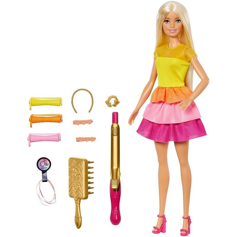 Coffret Barbie Cheveux Boucles
