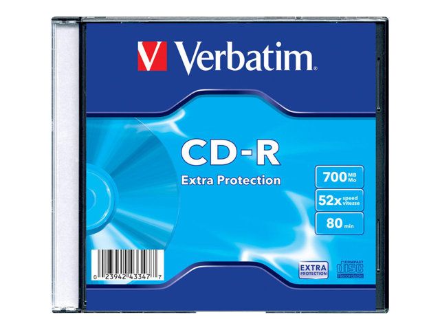 Verbatim DataLife CD R 700 Mo 80 min 52x boîtier CD