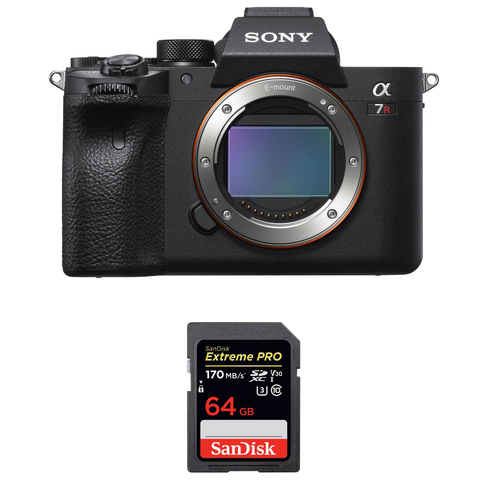 Sony ALPHA 7R IV Nu + SanDisk Extreme PRO UHS I SDXC 170 MB/ Garantie - vue 3