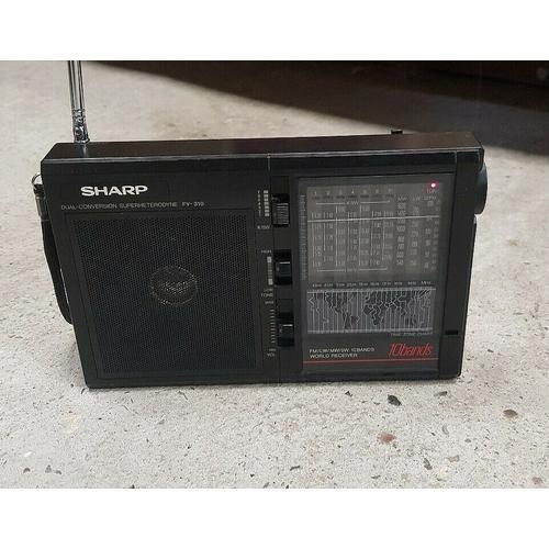 Radio Sharp Rã©Cepteur Mondial Fv-310