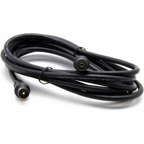 Câble coaxial TV/SAT PE noir ou PVC blanc (bobine) - Perfotec