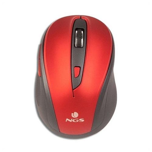 Souris Sans-Fil Ngs Evomutered Plug And Play Rouge