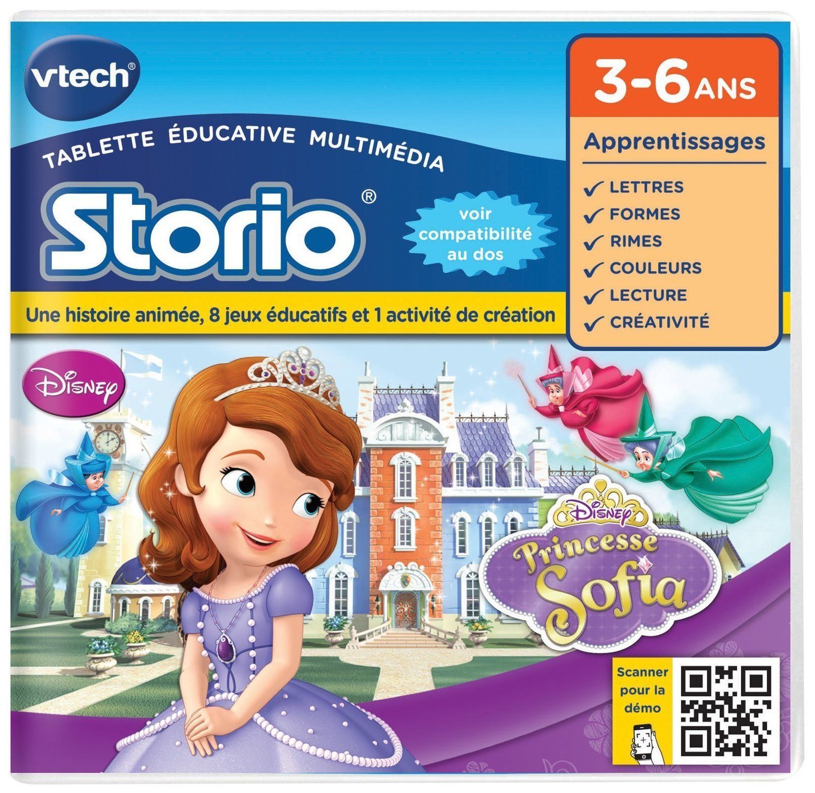 Jeu Princesse Sofia pour Storio 2 3 max
