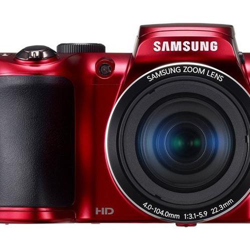 Appareil Photo Compact Samsung Wb100 Rouge Compact - 16.2 Mp - 720 P - 26X Zoom Optique - Rouge