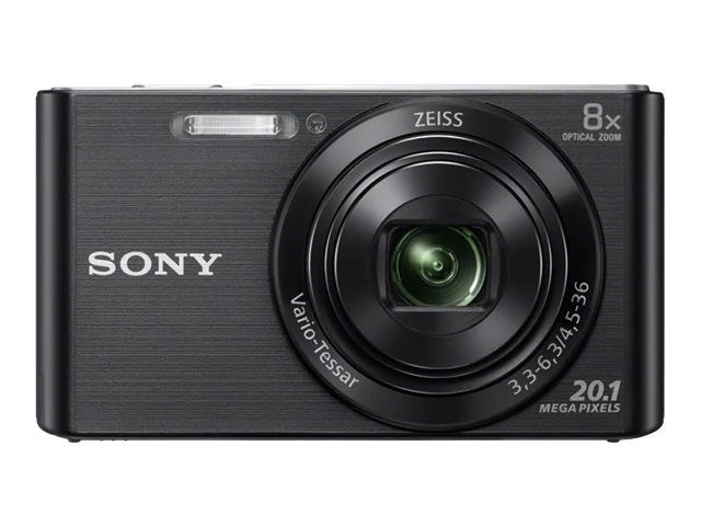 Sony Cyber-shot DSC-W830 - Appareil photo numérique - compact - 20.1 MP - 720 p - 8x zoom optique - noir