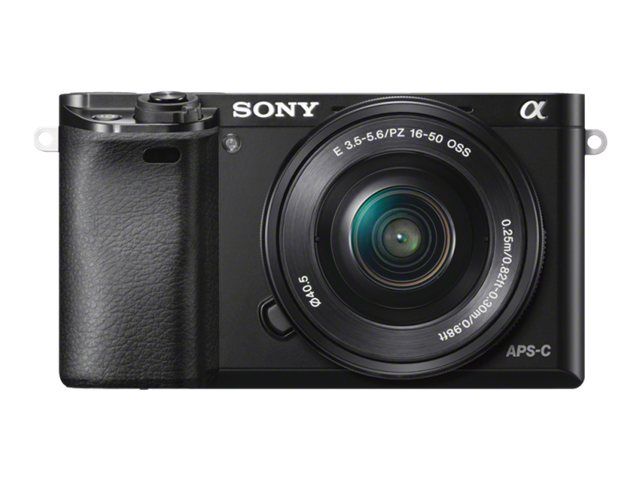 Sony a6000 ILCE Appareil photo numérique sans miroir 24.3 MP APS C 3x zoom optique objectifs 16 50 mm et 55 210 mm Wi Fi NFC