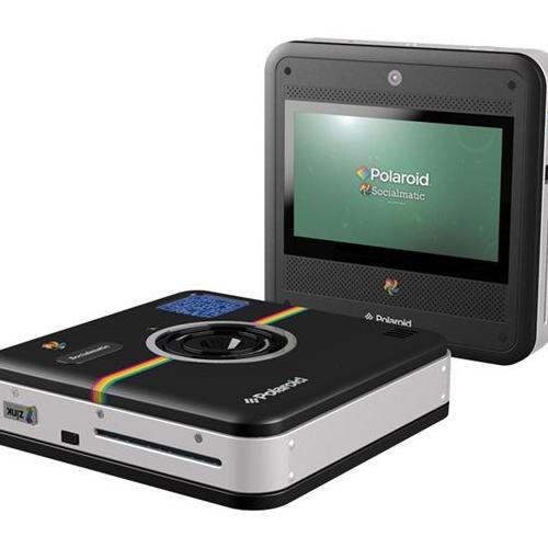 Appareil Photo Compact Polaroid Socialmatic Noir Compact Avec Photoprinter - 14.0 Mp - Flash 4 Go - Wi-fi, Bluetooth - Noir