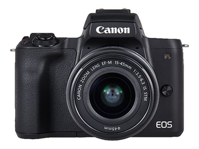 Canon EOS M50 - Appareil photo num?rique - sans miroir - 24.1 MP - APS-C - 4K / 25 pi/s - 3x zoom optique objectif EF-M 15 - 45 mm IS STM - Wi-Fi, NFC, Bluetooth - noir Canon EOS M50 - Appareil photo num?rique - sans miroir - 24.1 MP - APS-C - 4K / 25 pi/s - 3x zoom optique objectif EF-M 15 - 45 mm IS STM - Wi-Fi, NFC, Bluetooth - noir