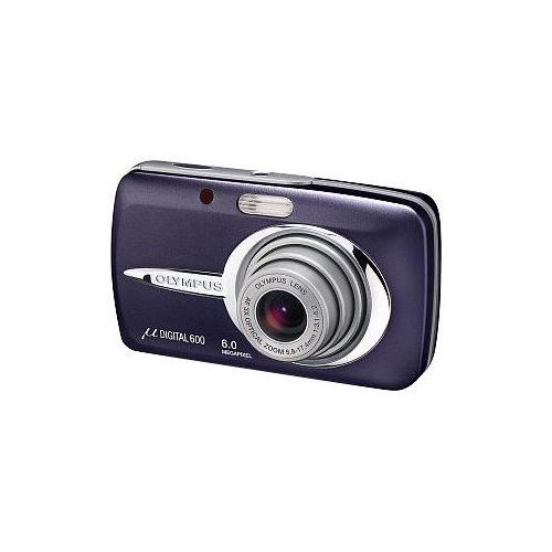 Appareil Photo Compact Olympus µ Digital 600 Bleu Compact - 6.0 Mp - 3X Zoom Optique - Bleu Marine