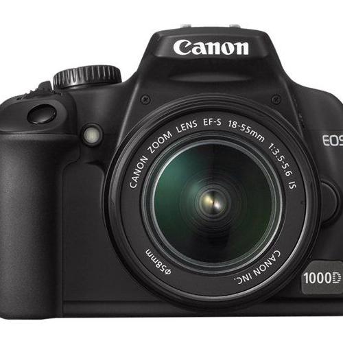 Appareil Photo Reflex Canon Eos 1000D + Objectif Ef-S 18-55 Mm Reflex - 10.1 Mp - Aps-C - 3X Zoom Optique Objectif Ef-S 18-55 Mm