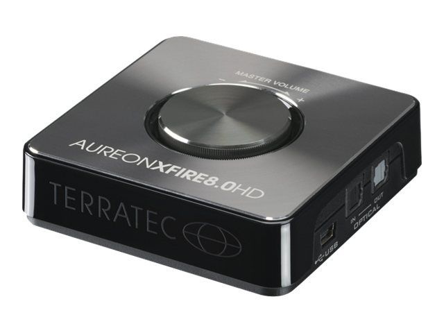 TerraTec Aureon XFire Carte Son Externe HD 8.0 USB Noir