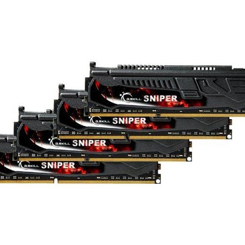 G.Skill Sniper Series - Ddr3 - Kit - 16 Go: 4 X 4 Go - Dimm 240 Broches - 2400 Mhz / Pc3-19200 - Cl11 - 1.65 V - Mã©Moire Sans Tampon - Non Ecc