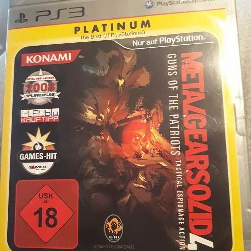 Metalgearsolid4 Platinium Ps3